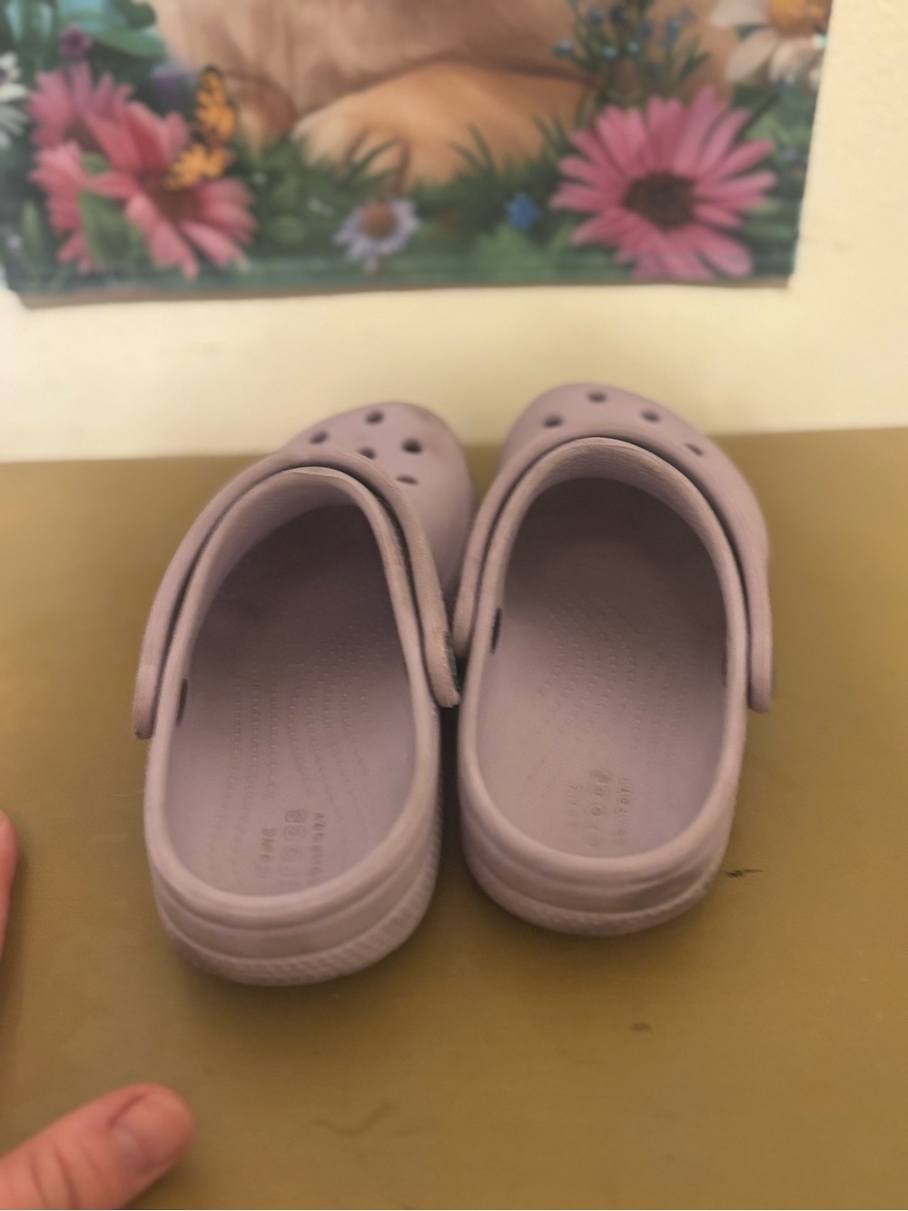 CROCS Kids Lilac Slip-On Clogs - Picture 3 of 8